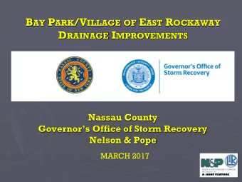 The Project is comprised of Six Major Tasks: 1. Outreach and Project Coordination 2. Data