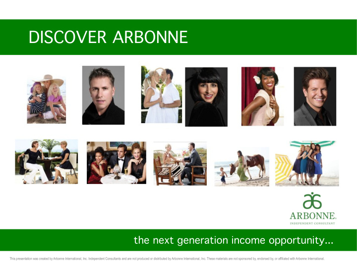 discover arbonne