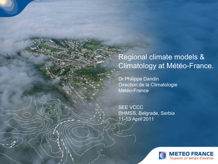 regional climate models climatology at m t o france