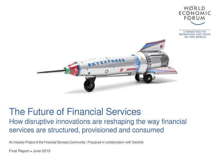 the future of financial services