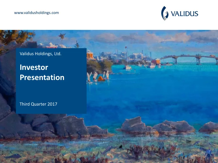 investor presentation