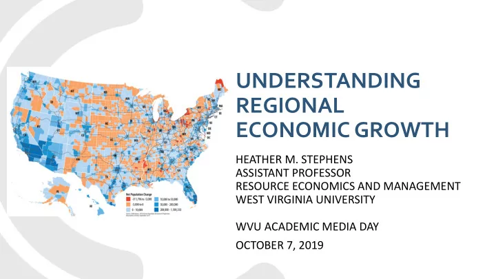 understanding regional economic growth