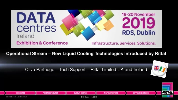 operational stream new liquid cooling technologies