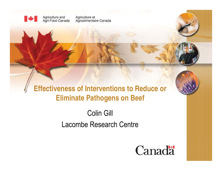 effectiveness of interventions to reduce or eli i