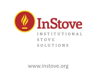 www.instove.org  Fred Colgan Co-founder and Executive Director  fred@instove.org  Office: +1 541