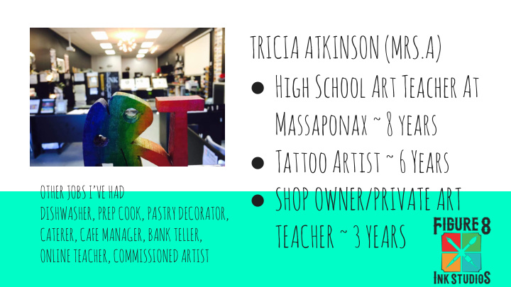 tricia atkinson mrs a high school art teacher at