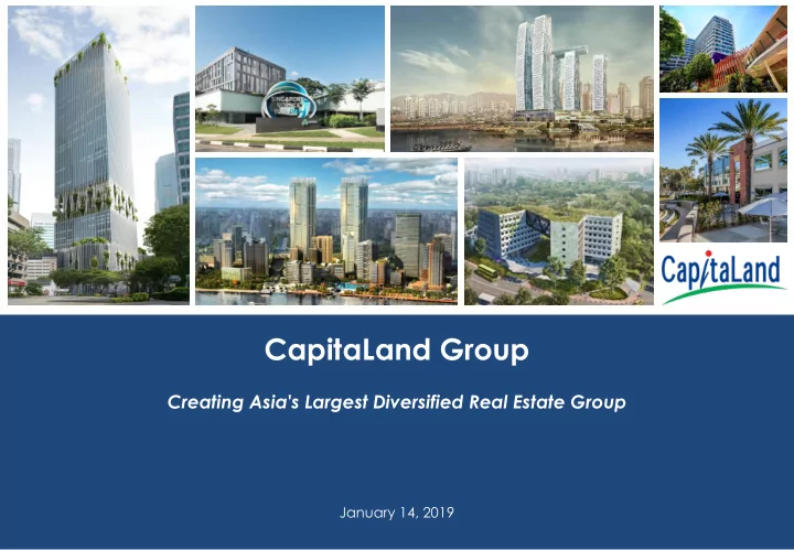 capitaland group