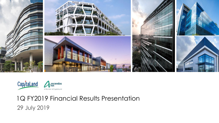 1q fy2019 financial results presentation