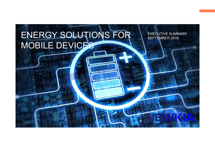 energy solutions for