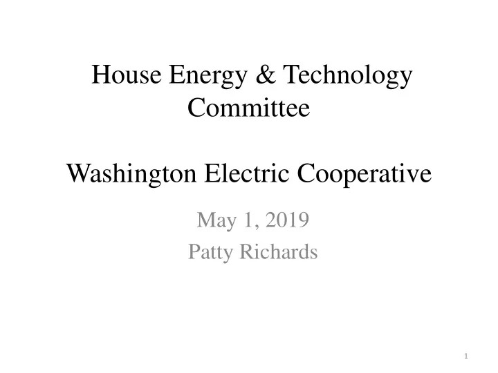 washington electric cooperative