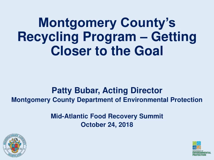 recycling program getting