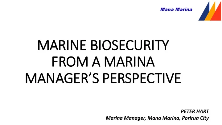 marin ine bio iosecurity from a marin ina