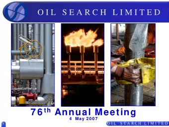 7 6 th Annual Meeting  4   May 2 0 0 7  1  Achievem ents in  2 0 0 6  2  2 0 0 6  Achievem ents