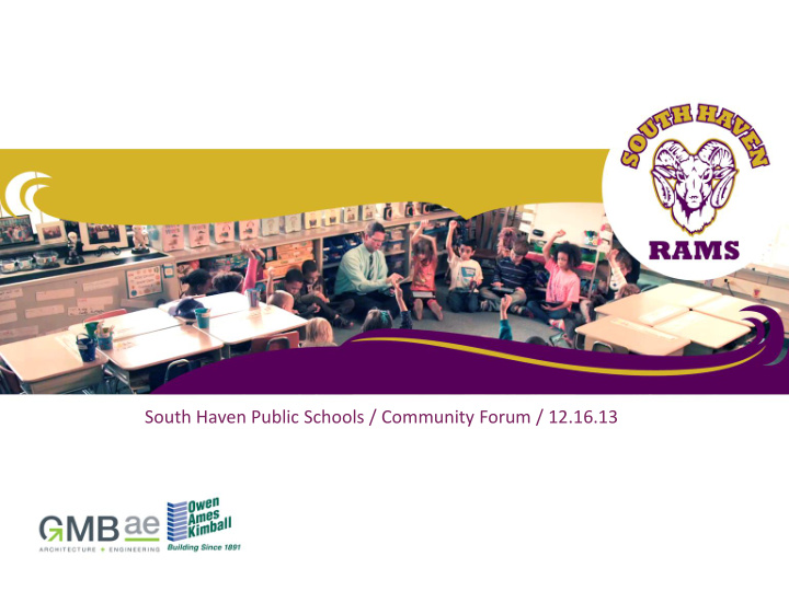 south haven public schools community forum 12 16 13 cost