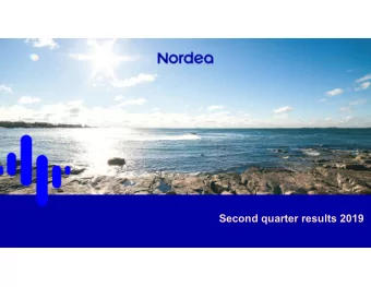 Second quarter results 2019  Disclaimer  This presentation contains forward-looking statements that
