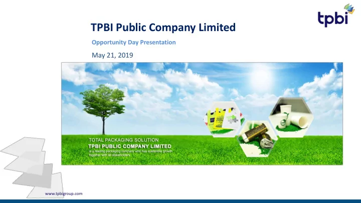 tpbi public company limited