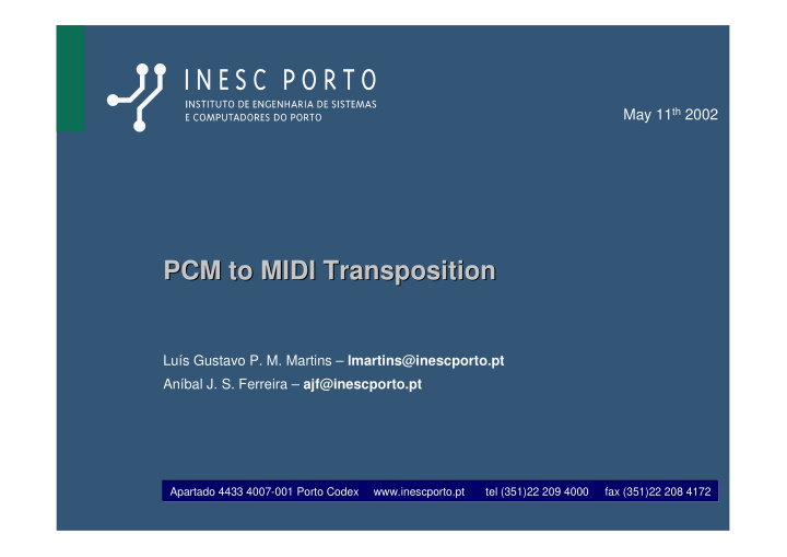 pcm to midi transposition transposition pcm to midi