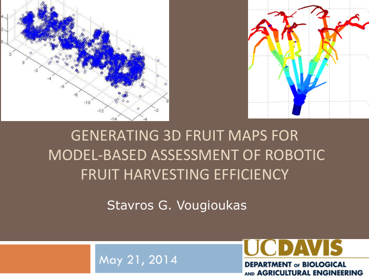 generating 3d fruit maps for model based assessment of