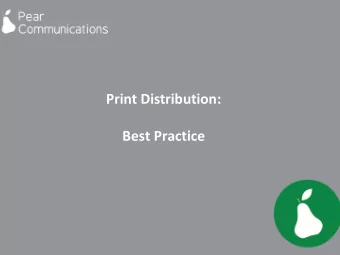 Best Practice  A Brief History of Pear.  Pear was founded in 2001 and the company has gone