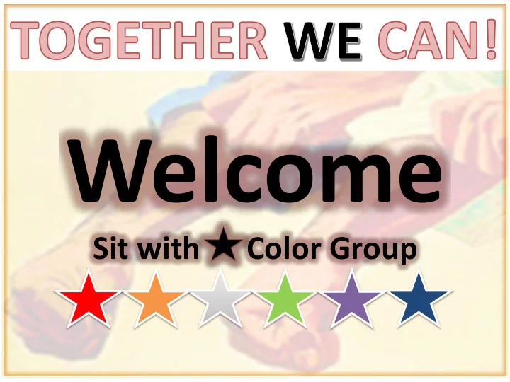 welcome