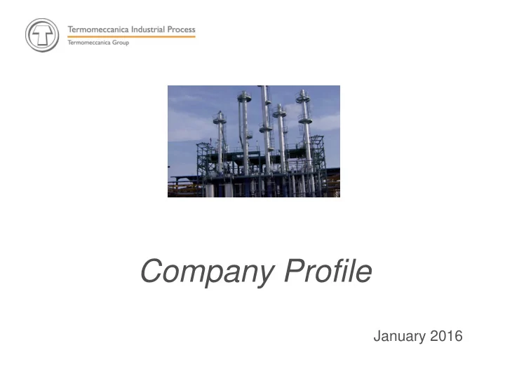 company profile
