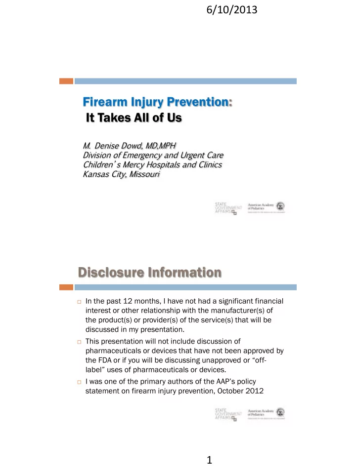 disclosure information