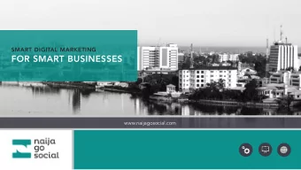 FOR SMART BUSINESSES  www.naijagosocial.com  WE HAVE AN IDEA!  Lets Grow your business together -