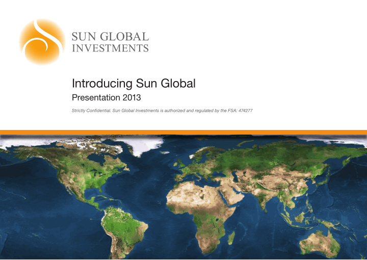 introducing sun global