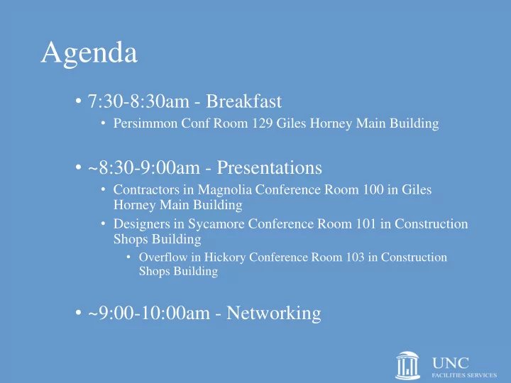 agenda