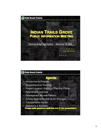 LANNING &amp; LANNING &amp;  &amp;  &amp; A MENDMENT A MENDMENT MENDMENT O VERVIEW MENDMENT O