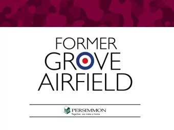 FORMER GROVE AIRFIELD  Introductions  Chris Minors  Rebecca Sanders  Damon Buckle  Senior Planning