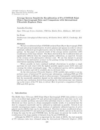 Average Inverse Sensitivity Recalibration of Pre-COSTAR Faint  Object Spectrograph Data and