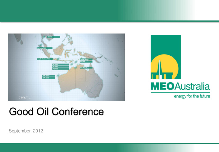 good oil conference