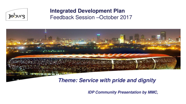 integrated development plan