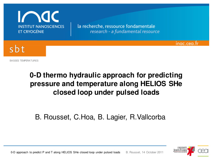 closed loop under pulsed loads