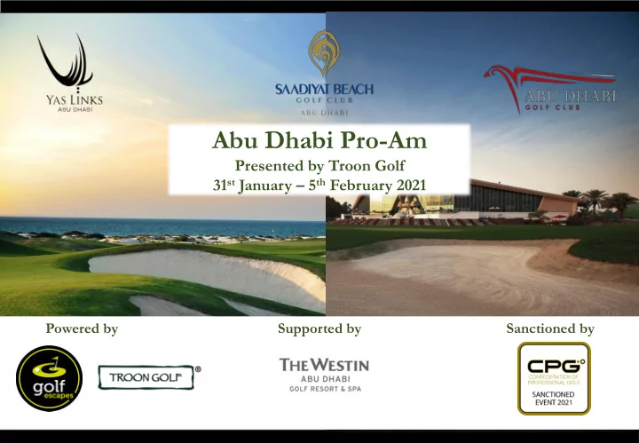 abu dhabi pro am