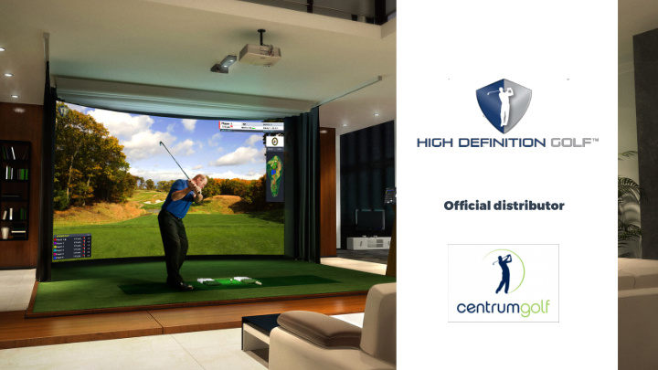 official distributor computer vision technology hd golf