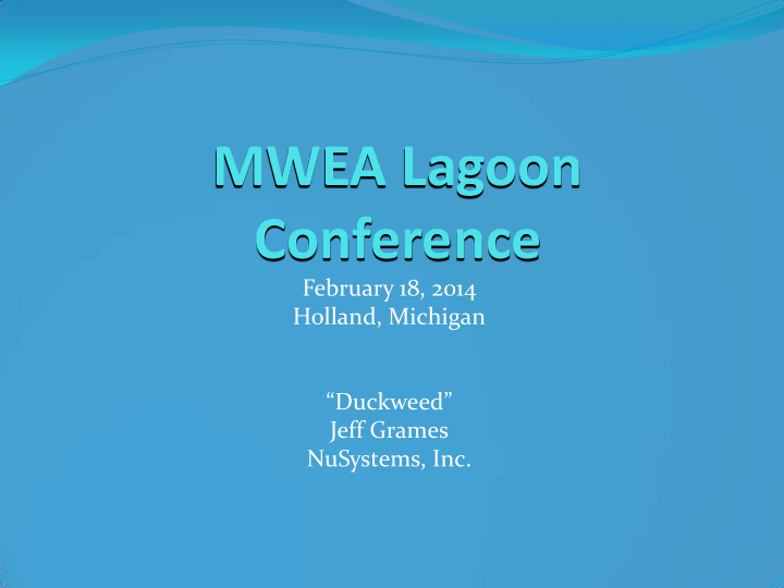 mwea lagoon conference