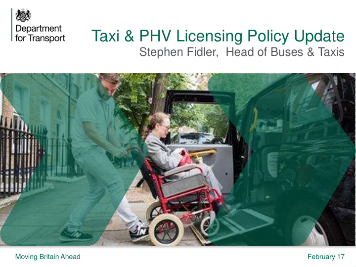 taxi phv licensing policy update