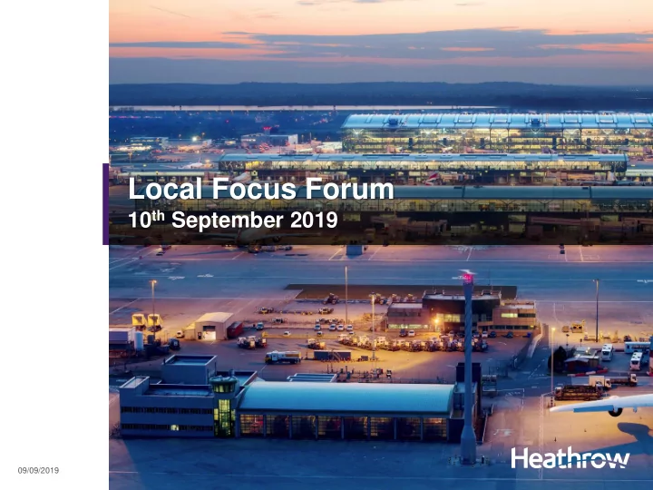 local focus forum