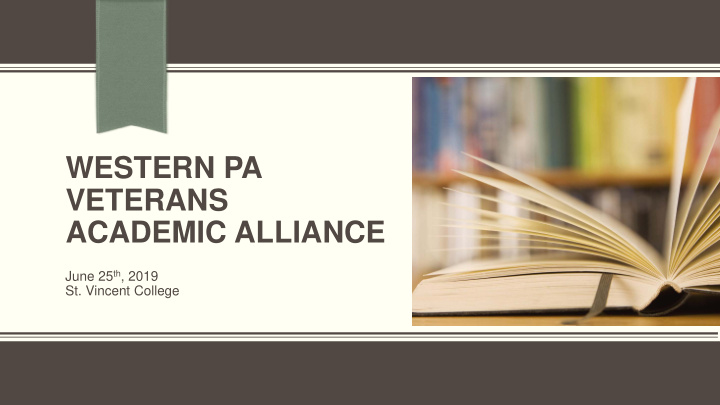 western pa veterans academic alliance