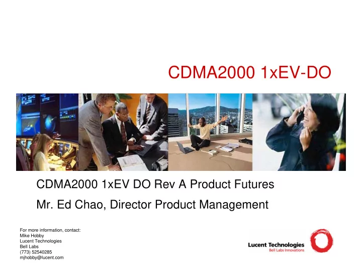cdma2000 1xev do
