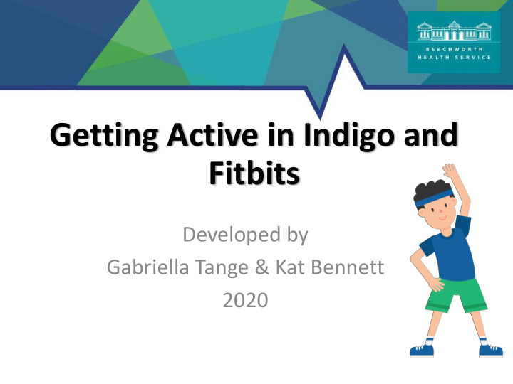 getting active in indigo and fitbits