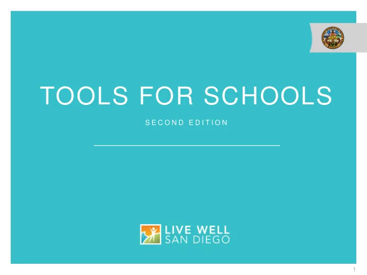tools for schools