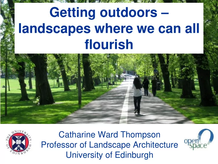 landscapes where we can all