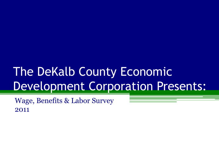 the dekalb county economic