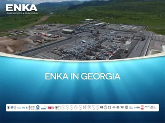 ENKA IN GEORGIA  PROJECTS  in georgia of 9  2  Projects n Georga  Commence  Completion Date