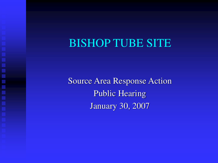 bishop tube site