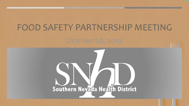 food safety partnership meeting