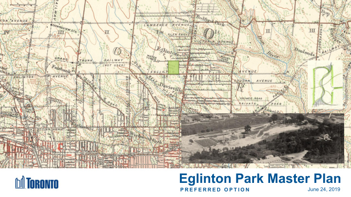 eglinton park master plan